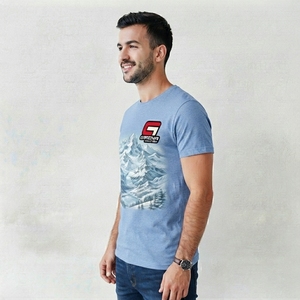T-shirt imprimé pour hommes urbains, coton graphique de qualité supérieure, vêtements décontractés avec logo personnalisé, services de fabrication OEM et vente en gros - Product Image 4
