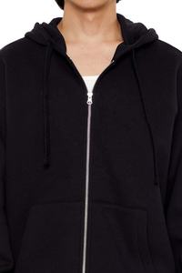 Winter Hooded Solid Applique Embroidered Distressed Patch Hoodie Acid Wash <b>Vintage</b> <b>Shorts</b> 2-Piece Set for <b>Men</b> Custom Logo - Product Image 4