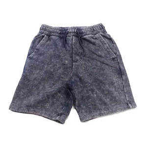 Shorts de Alto Rendimiento con Lavado Ácido, Shorts de Color Sólido con Lavado Ácido, Ropa de Moda, Shorts con Lavado Ácido - Product Image 1