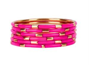 <b>Resin</b> Brass Handcrafted Ethnic Party Women's Trendy Imitation Pearl Bangles Supplier India Wholesale - Product Image 3