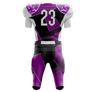 Uniforme de Fútbol Americano Deportivo de Color Sólido, Transpirable, Ligero, Diseño Personalizado - Product Image 2