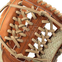 Guantes de Béisbol para Adultos con Palma de Cuero Suave, Costuras Resistentes y Correa de Muñeca Ajustable para Entrenamiento de Béisbol al Aire Libre