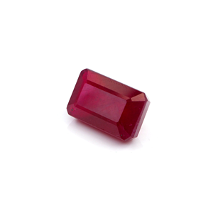 Rubis naturel de Bangkok octogonal 22,92 carats, pierre précieuse de rubis naturel taillée en facettes pour la fabrication de bijoux, prête à l'emploi - Product Image 3