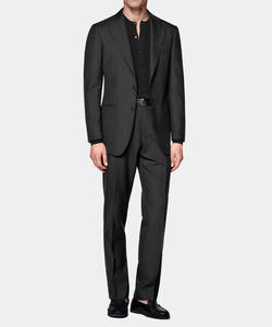 Traje Gris Elegante de Alta Calidad y Nueva Colección, Transpirable, para Hombre, Traje de Dos Piezas a Medida, Proveedor de Ropa Formal Personalizada OEM - Product Image 4