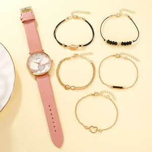 9833 Juego de 6 Relojes para Mujer, Conjunto de Relojes de Moda para Mujer, Regalo, Montre Femme 2023 - Product Image 5