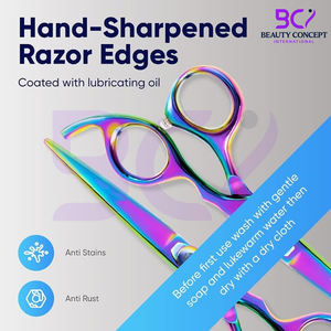 Tijeras de Barbero de Alta Calidad 2026, Diseño Innovador, Alto Rendimiento, con Mango Ergonómico para Cortes Suaves y Precisos - Product Image 6