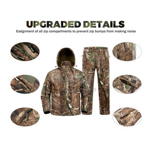 Vêtements de chasse professionnels pour l'extérieur avec tissu respirant et durable, tenue d'activité pour la chasse - Product Image 2