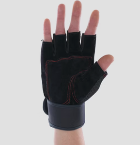 Premium Workout <b>Gloves</b> with Integrated Wrist Support for Weightlifting Cross Training and Gym Exercise - Product Image 1