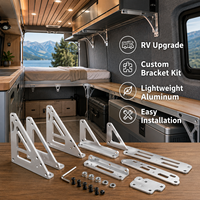 Maßgefertigter Blechumbausatz für Wohnmobile mit Aluminiumhalterung für RV-Innenausstattung