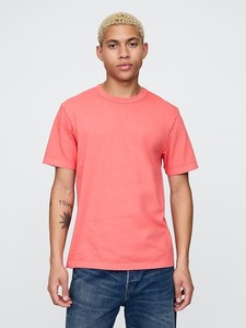 เสื้อยืดคอตตอนสีชมพูคอรัลสำหรับผู้ชาย คอกลม แขนสั้น สไตล์ลำลอง เสื้อเปล่าสำหรับงานสั่งทำ คอกลม ทรงปกติ ผ้าเจอร์ซีย์ลำลอง จากผู้ผลิต - Product Image 1