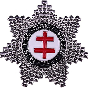 Badges métalliques personnalisés, style brodé, pour uniformes, vêtements et usage promotionnel - Product Image 3