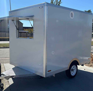 Remorque utilitaire fermée 8,5x20 très demandée pour camion de restauration mobile avec cuisine complète, remorques carrées économiques, remorque alimentaire mobile - Product Image 1