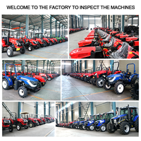 Tractor de Ruedas 4x4 de 80HP para Agricultura Profesional con Cabina con Aire Acondicionado, Sistema Hidráulico Robusto y Gran Potencia de Elevación