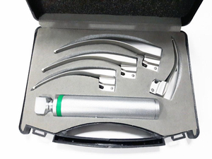 Ensemble de laryngoscope LED portable de haute qualité en acier inoxydable, léger, réutilisable, manuel, instruments chirurgicaux conventionnels - Product Image 3