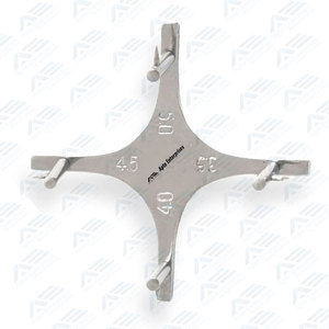 Instrumentos Dentales Manuales de Ortodoncia de Primera Calidad, Instrumentos Dentales Reutilizables de Acero, Calibrador de Soporte Star Boone, Equipos Dentales - Product Image 2