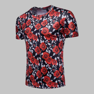 OEM al por mayor sublimación camiseta Streetwear impresión personalizada Logo sublimación camiseta para hombres alta calidad OEM servicio personalizado - Product Image 1