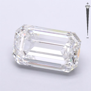 Diamante Cultivado en Laboratorio con Certificación IGI, Corte Esmeralda de 3.93 CT, Color E, Claridad VVS2, CVD LG 735549567, ROYAL GEMS para Joyería - Product Image 2