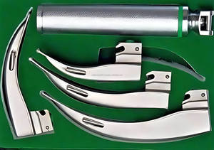 Laryngoscope à fibre optique ENT Macintosh, ensemble de 4 lames courbées, certifié CE et ISO, meilleur fournisseur OEM ODM Medivolve - Product Image 2