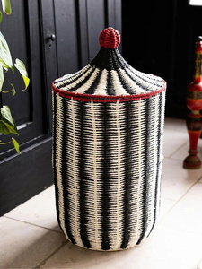 Natural Wicker Kids Storage Basket Handmade Rattan Organizer for Toys <b>Dolls</b> <b>Books</b> Laundry and Modern Nursery Decoration - Product Image 4