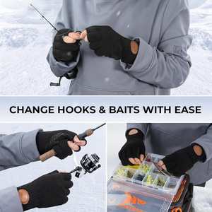 OEM Service High Quality Non-Slip Half Finger Fishing Gloves Customizable Unisex Adjustable <b>Strap</b> Pull-On Fishing Gloves - Product Image 5