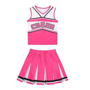 Uniformes de cheerleading pour jeunes, design personnalisé, uniformes de cheerleading pour l'entraînement, uniformes de cheerleading à manches courtes - Product Image 4