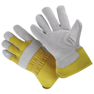 Guantes de Trabajo Resistentes, Cómodos y Suaves, de Piel de Vacuno, Antivibración, Resistentes a la Abrasión, con Puño de Seguridad, para Jardinería y Trabajos de Elevación - Product Image 3