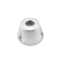 Détacheur d'étiquettes antivol EAS en alliage d'aluminium durable, argenté, 58kHz/8.2MHz, pour centres commerciaux et vente au détail