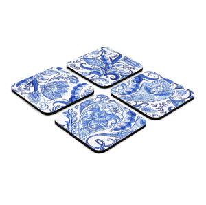 แผ่นรองแก้ว MDF สี่เหลี่ยม พิมพ์ลายเคลือบเงา พร้อมที่วาง ดีไซน์ทันสมัย ขายดี - Product Image 3