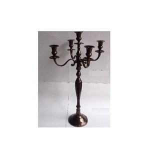 Candélabres de finition en laiton Antique de haute qualité candélabres en aluminium coulé autre finition disponible bougeoir décor à la maison candélabres - Product Image 2