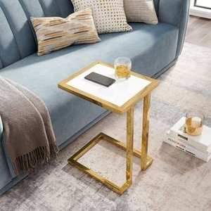 Trending Sale Premium Gold <b>Side</b> <b>Table</b> with Black Drawer <b>Sofa</b> <b>End</b> <b>Table</b> for Living Room, Drawing Room, Office Coffee <b>Table</b> - Product Image 6
