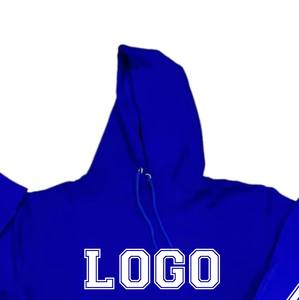 Ensemble survêtement homme personnalisé avec logo, pantalon évasé et sweat à capuche en molleton de coton, deux pièces, streetwear, vente en gros - Product Image 2