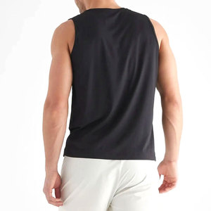 Débardeurs de sport décontractés pour hommes en coton 100% à séchage rapide, respirants, personnalisables avec logo – Nouveauté été, vente chaude - Product Image 4