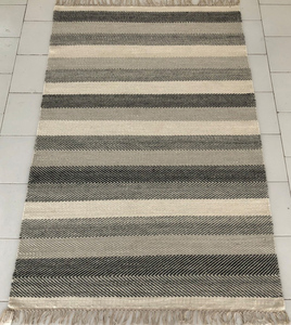 AISHA FABS Tapis tissé plat moderne en laine et coton, fait main en usine, antidérapant, pour usage domestique et commercial, ensembles de tapis - Product Image 4