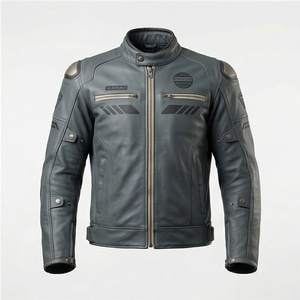 Veste de moto en cuir véritable pour homme de qualité supérieure, nouvelle arrivée, vestes de moto d'hiver, protections amovibles, personnalisables - Product Image 1