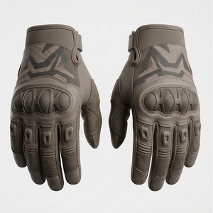 Gants de course légers personnalisés en PU, imperméables, coupe-vent, à doigts complets, durables et respirants pour la moto et les voyages - Product Image 1