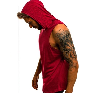Débardeurs en coton et fibre de bambou respirants pour hommes avec logo personnalisé, style streetwear du Pakistan, pour la course et la gym - Product Image 2