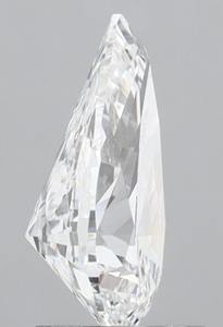 Diamant de laboratoire brillant en forme de poire de 2,16 carats, couleur D, clarté VVS2, polissage excellent, CVD, certifié IGI, pierre non montée pour bijoux fins - Product Image 2