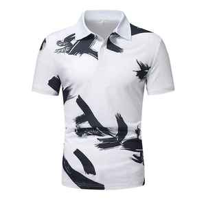 Camisas de Solapa con Estampado Bordado Personalizado, Camiseta Polo para Hombre 100% Algodón Poliéster Estampada - Product Image 5
