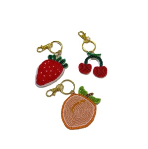 Stylish Bohemian Style Seed Bead Tassel <b>Key</b> Ring <b>Holder</b> Premium Colorful Seed Bead Animal Pattern <b>Key</b> Attachment - Product Image 5