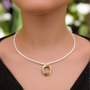 RE350-N240-0528 Elegantes collares de cristal - Product Image 3