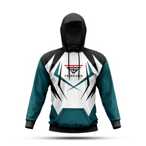 Impresión por sublimación personalizada, nuevo diseño, ropa urbana, poliéster extragrande, con cremallera completa, unisex, serigrafía, grueso para hombre - Product Image 3