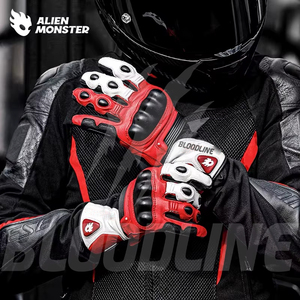 BLOODLINE INTERNATIONAL Leather <b>Touchscreen</b> Breathable Eco-Friendly Thermal Wrist Length <b>Gloves</b> Plain Style Casual Use Four - Product Image 3