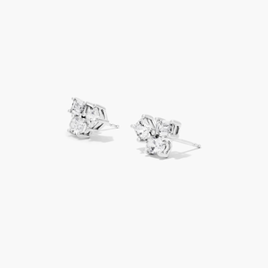 Pendientes de Diamante Moissanita de Corte Ovalado en Plata de Ley 925 de Lujo, Diseño Solitario Elegante y Brillante, Joyería Fina Atemporal - Product Image 3