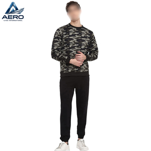 Fournisseur en gros OEM – Sweat-shirt polaire personnalisé pour homme, à motif uni, avec poignets côtelés, pull décontracté chaud pour l'hiver - Product Image 5