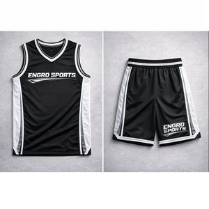 Uniforme de Baloncesto Sublimado, Conjunto de Camiseta de Baloncesto, Kit de Baloncesto, Uniforme de Equipo de Baloncesto, Kit Completo Personalizado, Uniforme de Baloncesto - Product Image 1