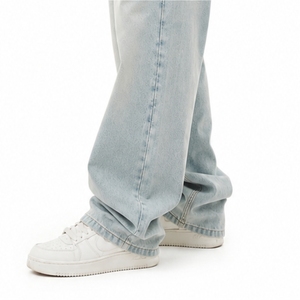 Jeans en denim personnalisés pour hommes, style streetwear, coupe large, qualité supérieure, denim doux, pantalon en denim tendance, denim peint - Product Image 6