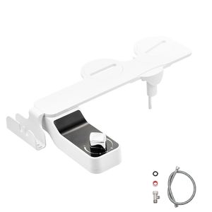 Accessorio Bidet Ultra-Sottile da 0,3 Pollici per WC con Doppi Ugelli Retrattili e Pressione dell'Acqua Regolabile in Materiale ABS - Product Image 1