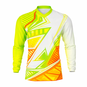 Jersey de Motocross de Invierno Estilo Profesional con Material Transpirable de Poliéster/Nylon de Secado Rápido para Pilotos - Product Image 2