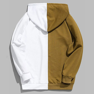 Sweat-shirts basiques à capuche pour hommes en coton haute performance, unis, avec broderie, teinture unie, écologiques, pour l'hiver, impression numérique unie - Product Image 2