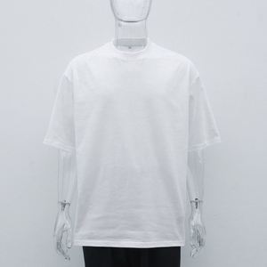 เสื้อยืดโอเวอร์ไซส์เนื้อผ้าหนัก 240 GSM สำหรับผู้ชาย สไตล์สตรีทแวร์ ไหล่ตก คุณภาพสูง ผ้าฝ้ายหนา ปรับแต่งได้ - Product Image 2